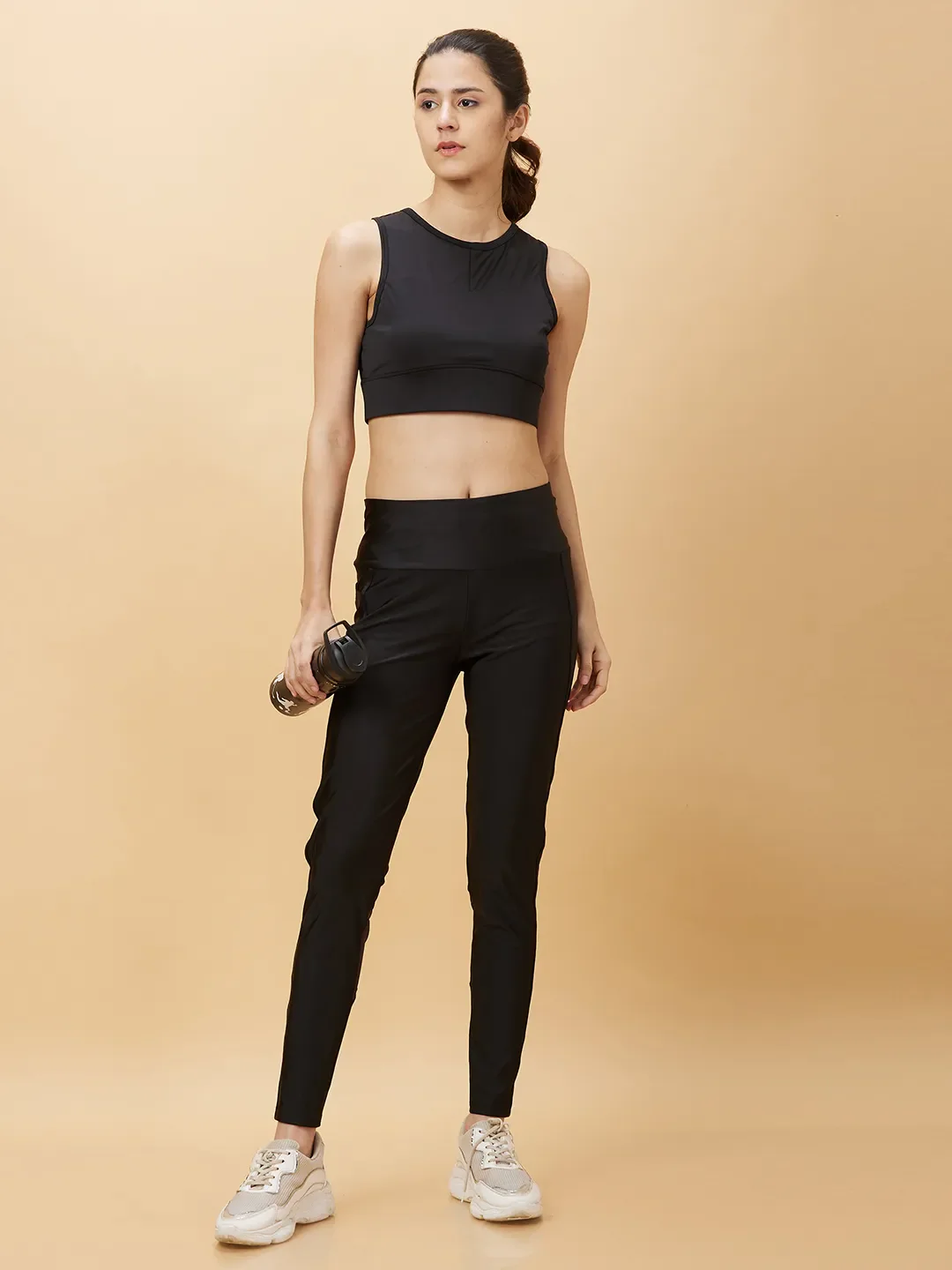 Black Women's Track Pants By Being Human Clothing - Image 6