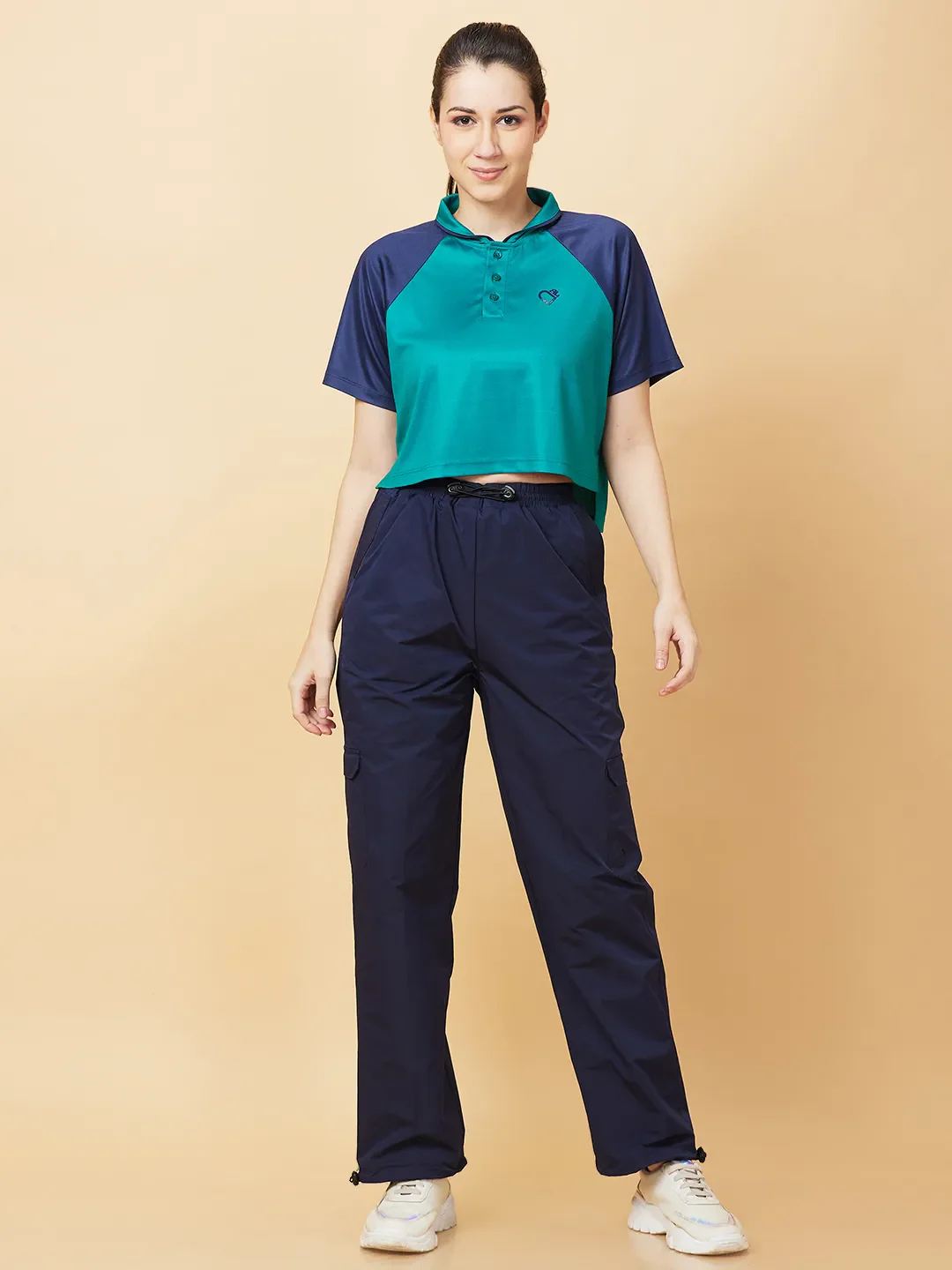 Blue Regular Fit Women's Track Pants by Being Human Clothing - Image 6