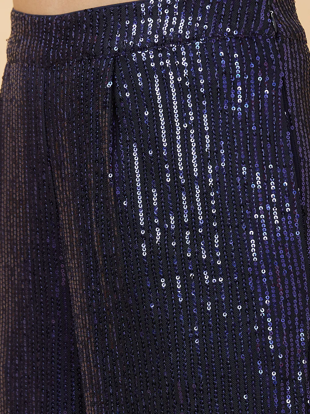 Purple Wide Leg Fit Women's Track Pants By Being Human Clothing - Image 5