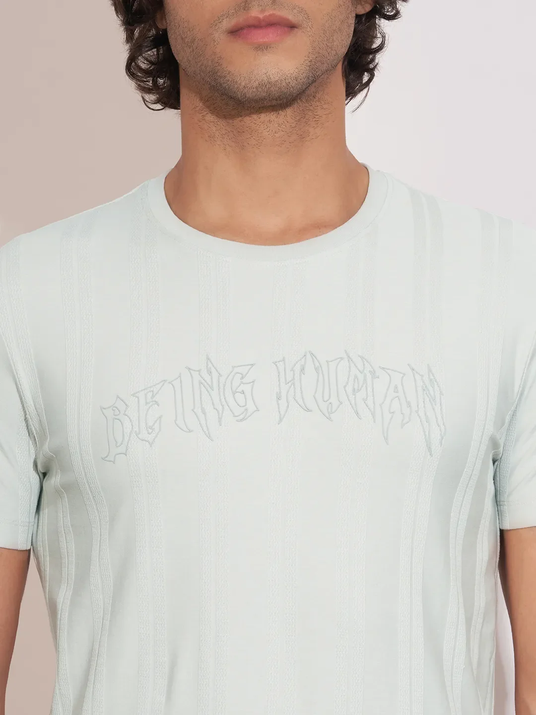 Grey Moderno Fit Men's Short Sleeves T-Shirt by Being Human Clothing - Image 5