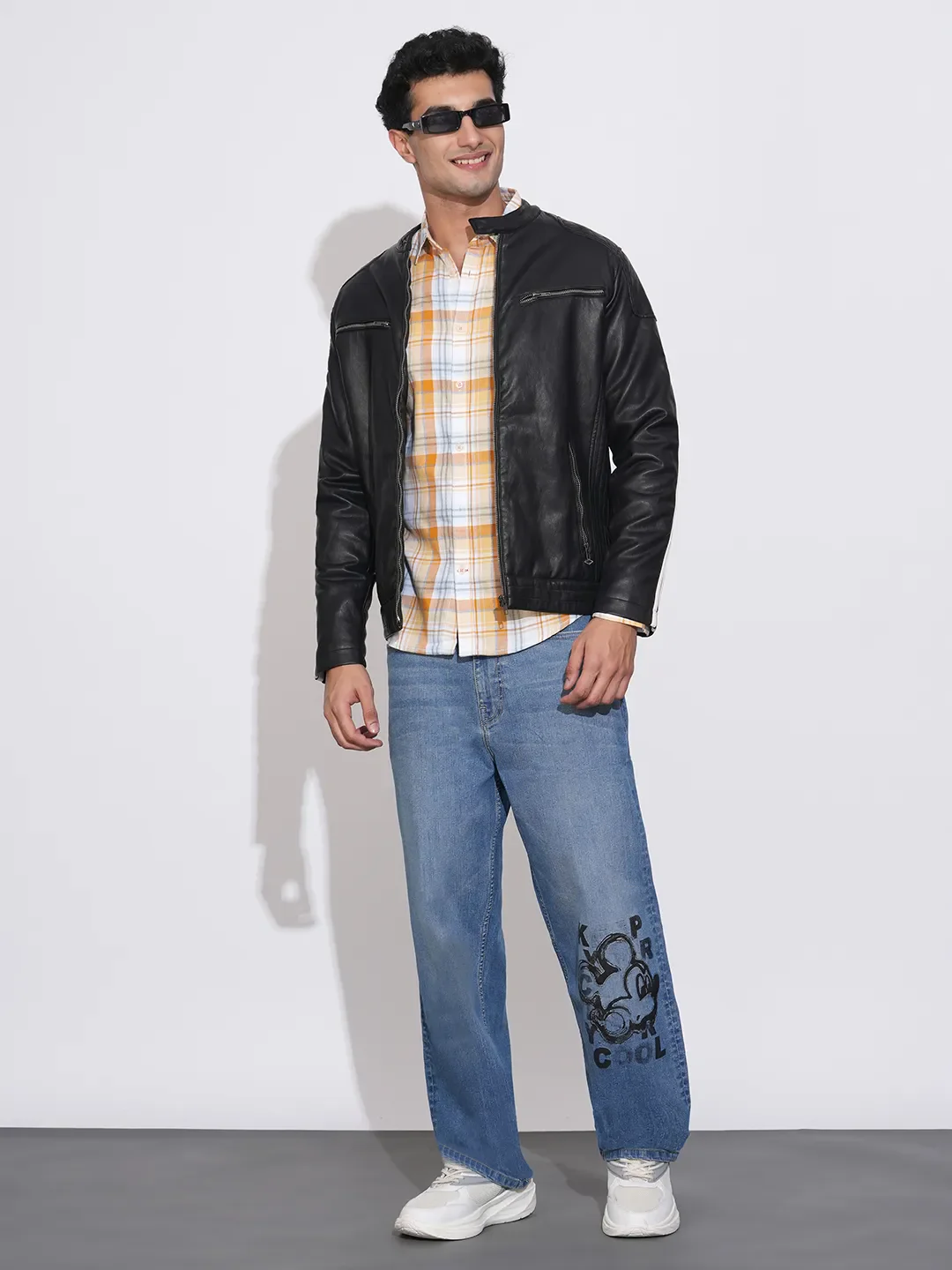 Blue Anti Fit Denims For Men By Being Human Clothing - Image 4
