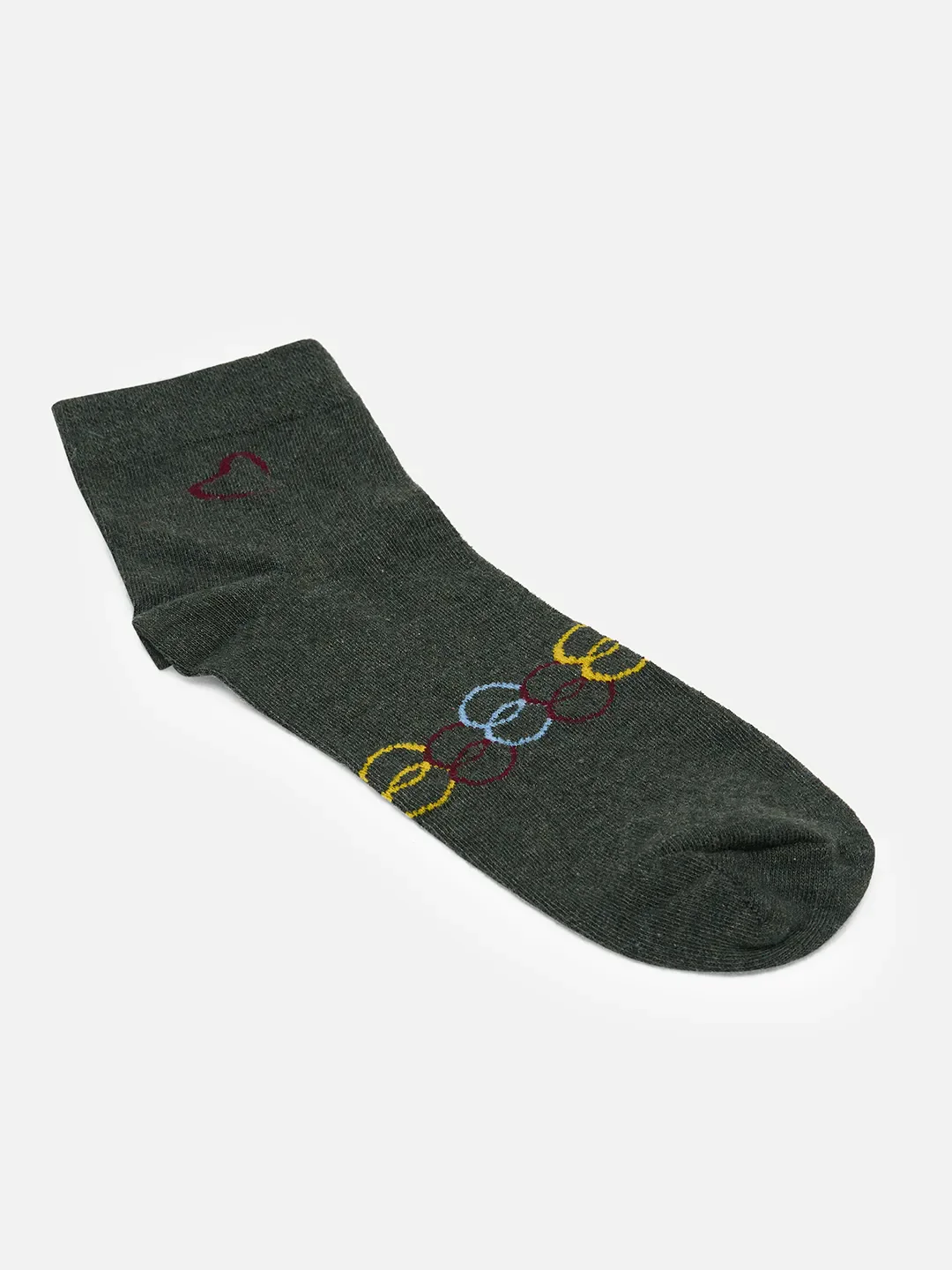 Grey Cotton Blend Men's Socks by Being Human Clothing - Image 3