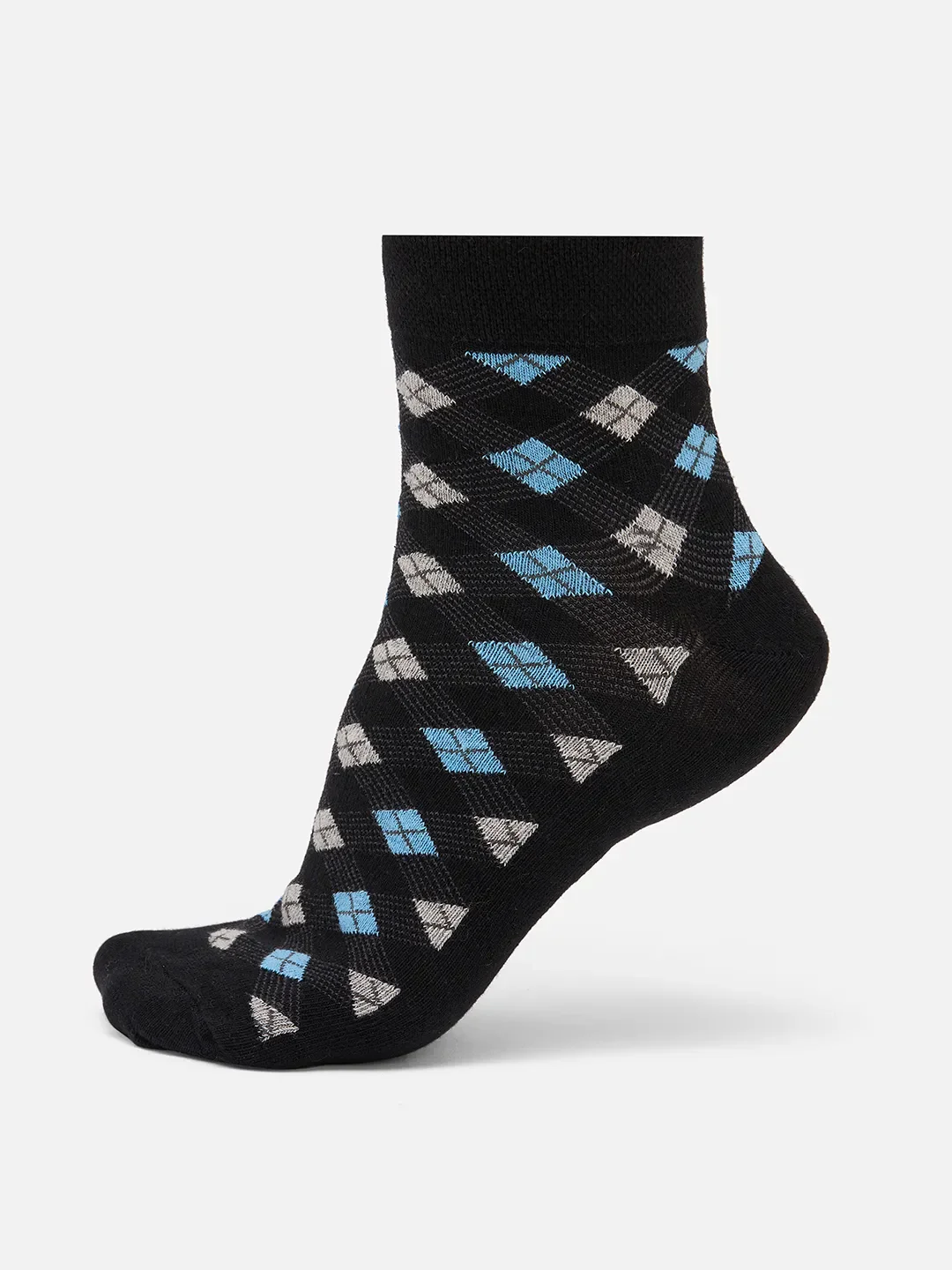 Grey Cotton Blend Men's Socks by Being Human Clothing - Image 5
