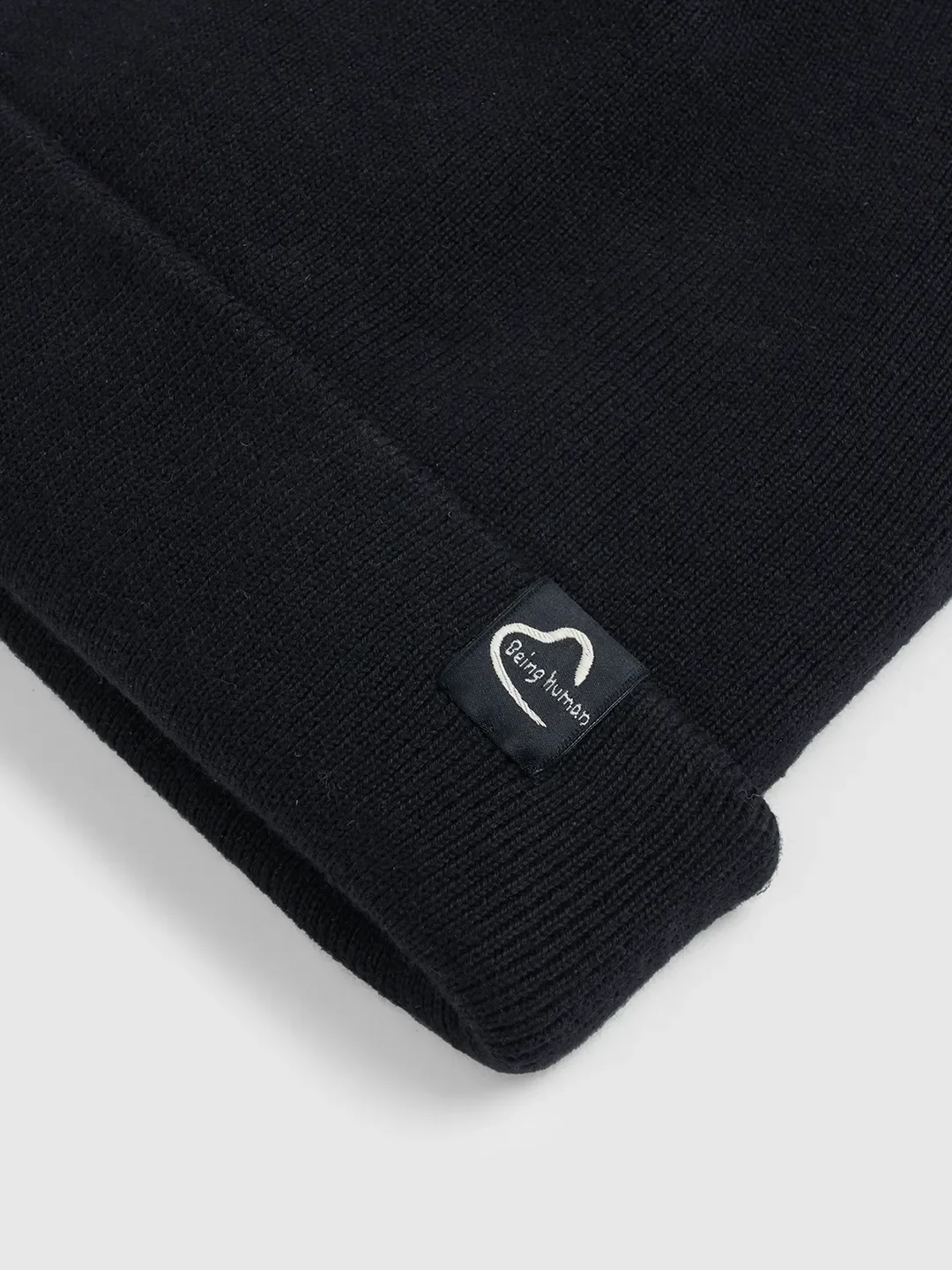 Black Cotton Unisex Cap by Being Human Clothing - Image 4