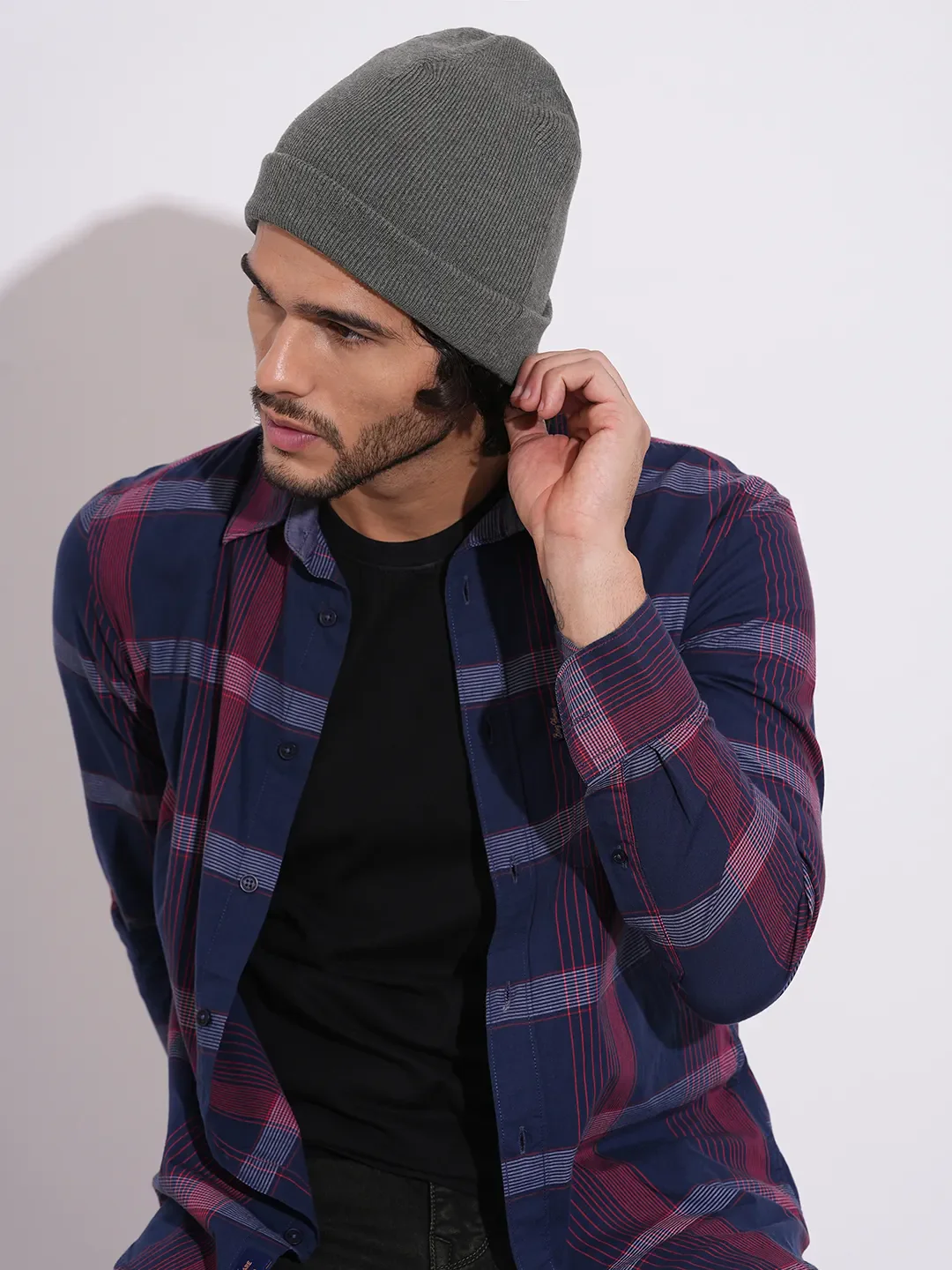 Ecru Cotton Unisex Cap by Being Human Clothing - Image 5