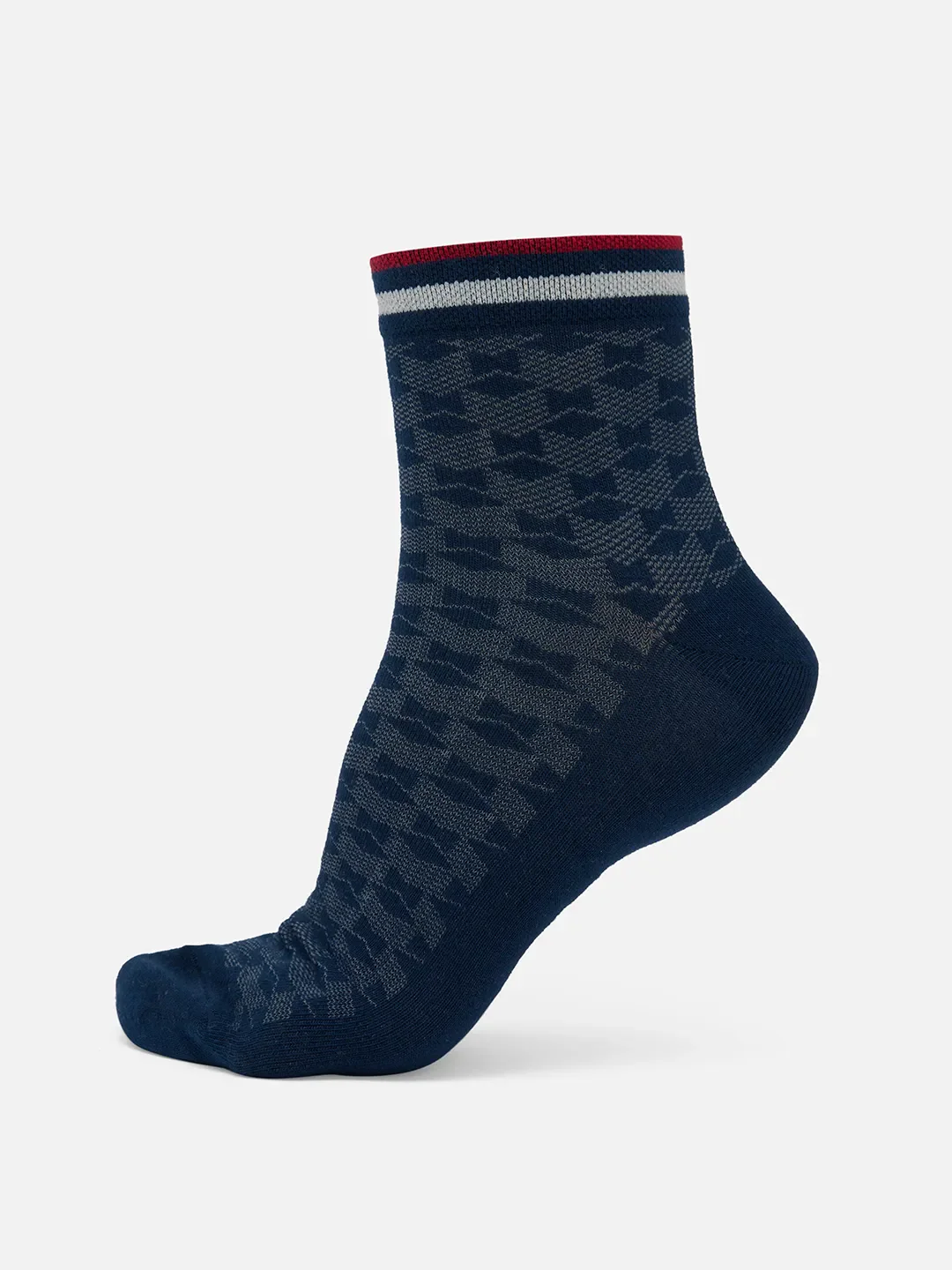 Blue Cotton Blend Men's Socks by Being Human Clothing - Image 4