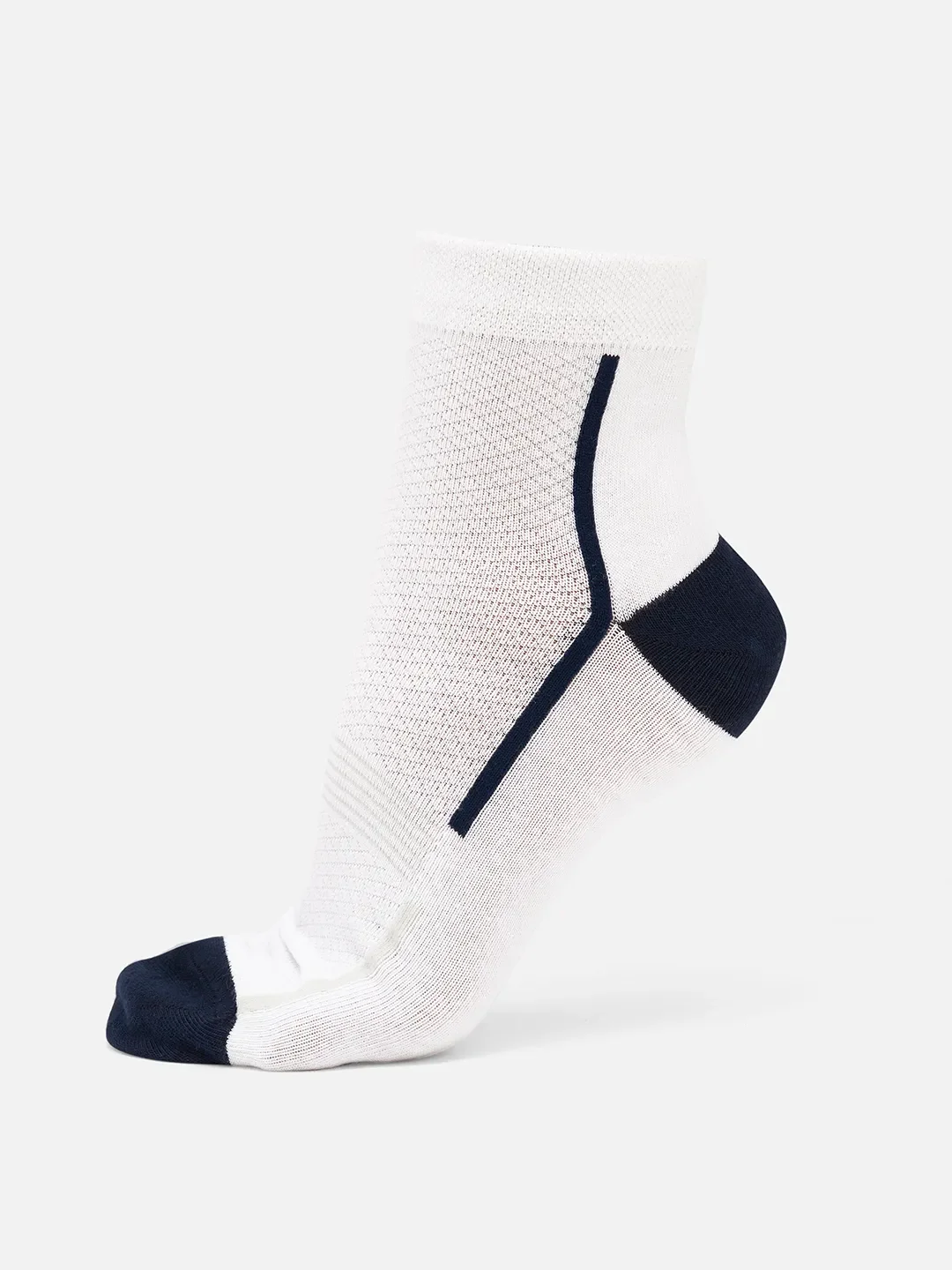 White Cotton Blend Men's Socks by Being Human Clothing - Image 4