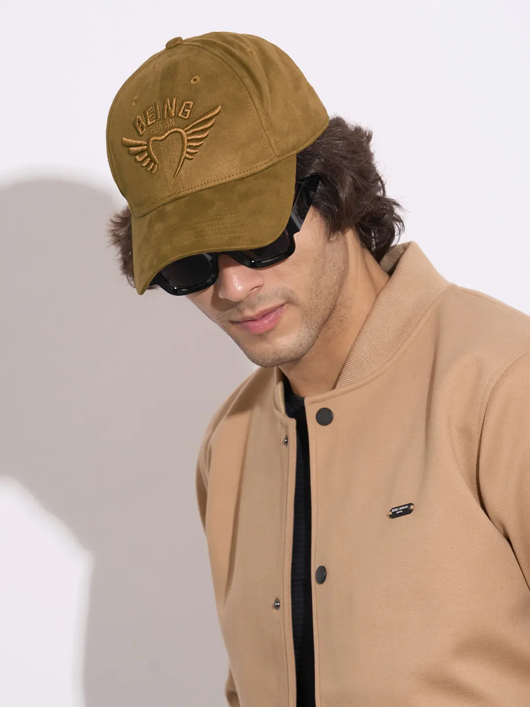 White Cotton Unisex Cap by Being Human Clothing - Image 4