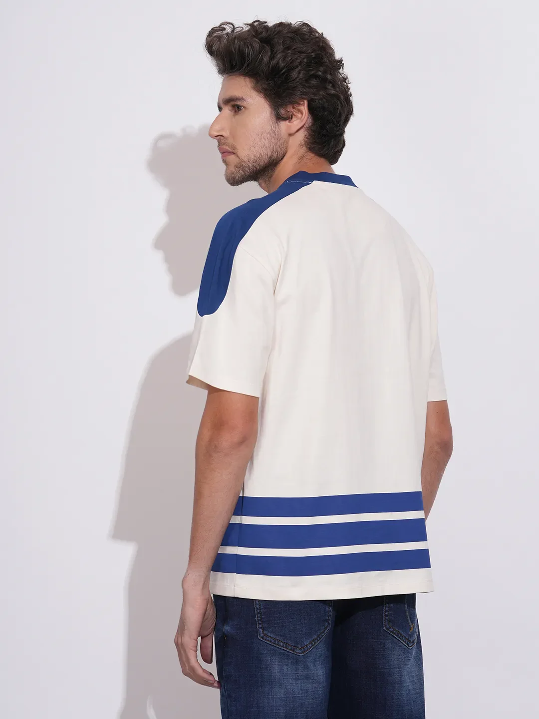 White Easy Fit Men's Short Sleeves T-Shirt by Being Human Clothing - Image 3