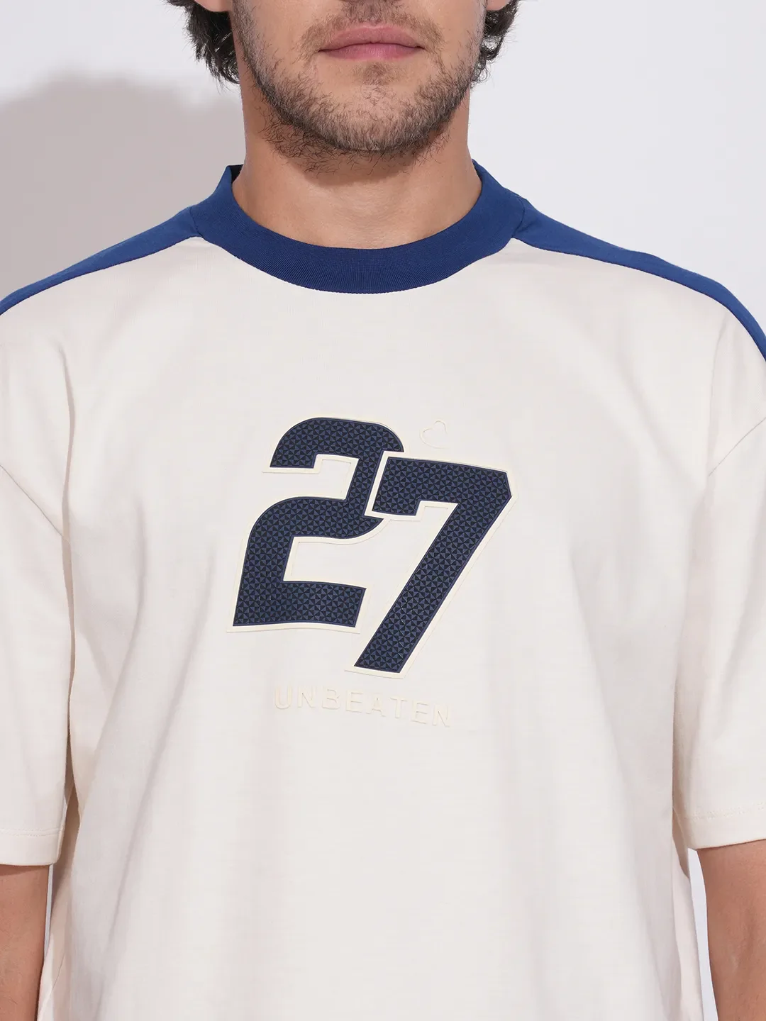 White Easy Fit Men's Short Sleeves T-Shirt by Being Human Clothing - Image 5