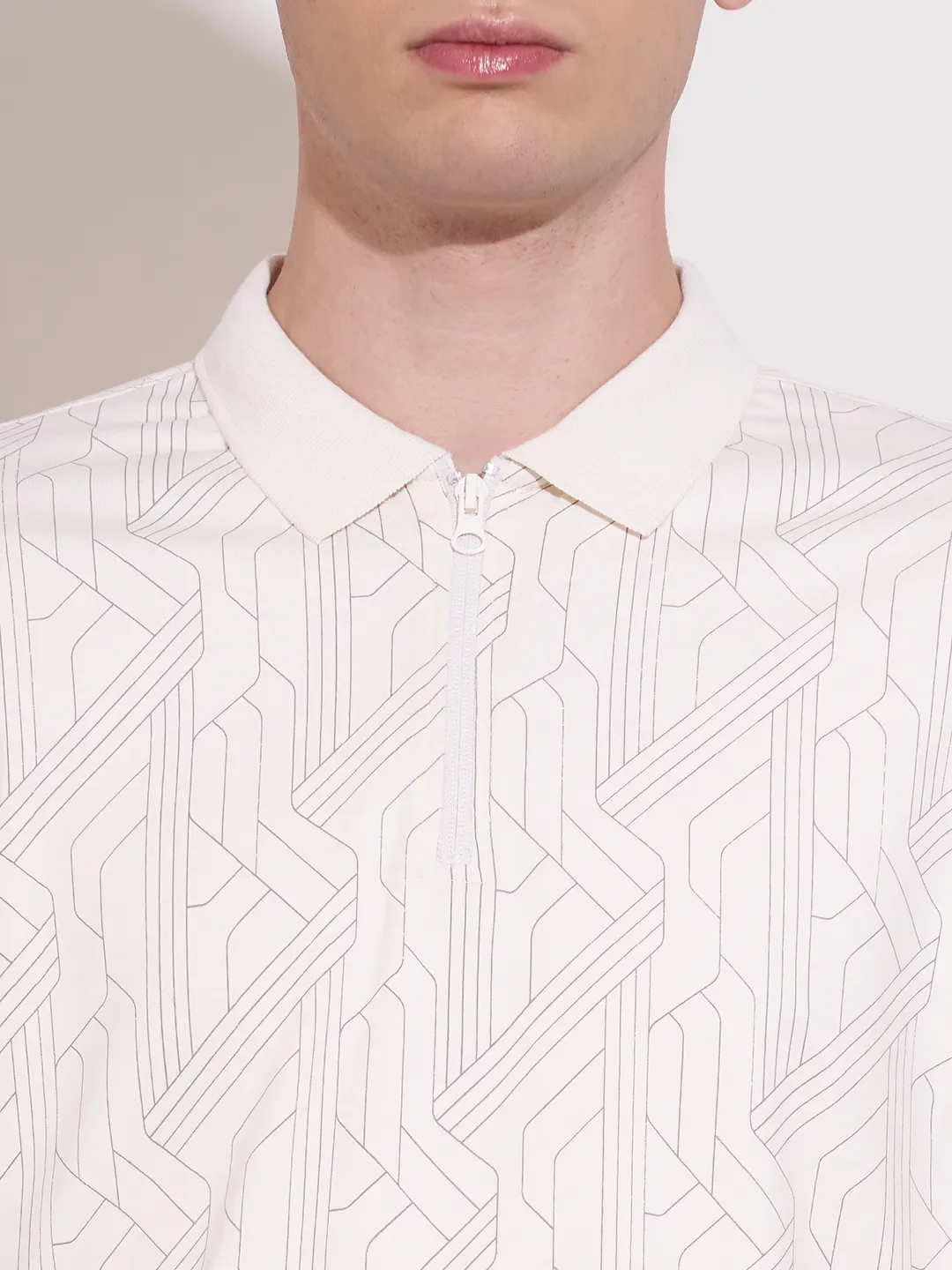 Blue Regular Fit Men's Polo T-Shirt by Being Human Clothing - Image 5