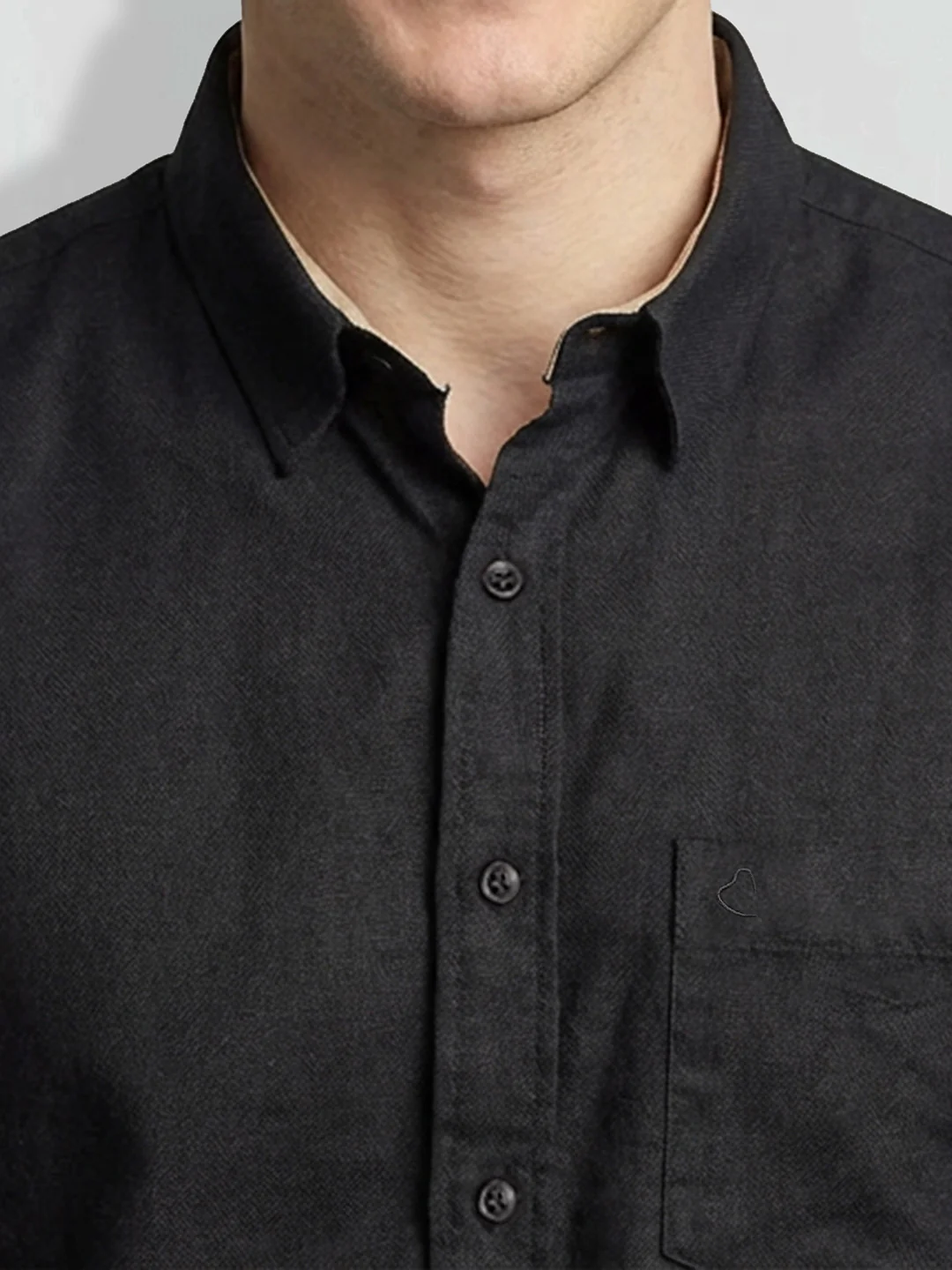 Black Moderno Fit Men's Shirt by Being Human Clothing - Image 5