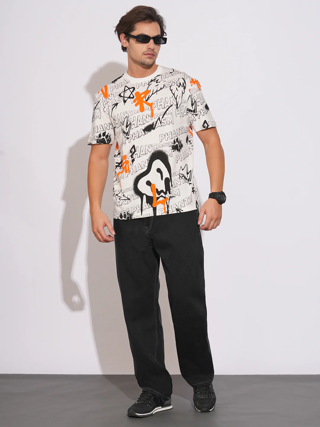 Black Tone Anti Fit Denims for Men by Being Human Clothing - Image 4
