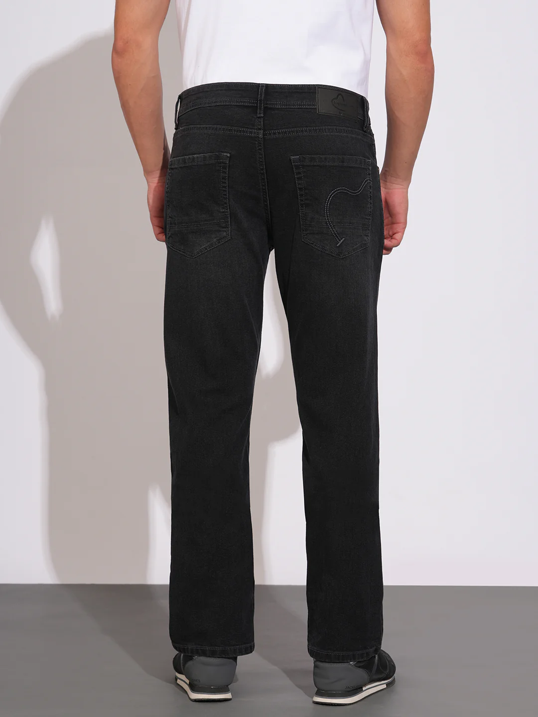 Black Tone Boot Cut Fit Denims for Men by Being Human Clothing - Image 3