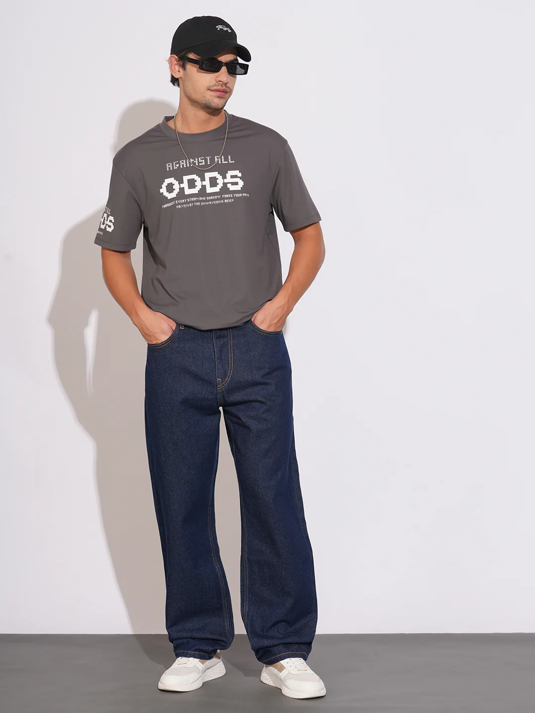 Blue Anti Fit Denims for Men by Being Human Clothing - Image 4