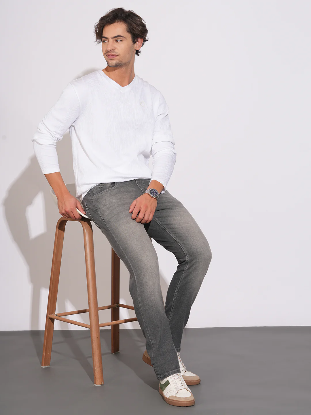 Blue Anti Fit Denims for Men by Being Human Clothing - Image 4