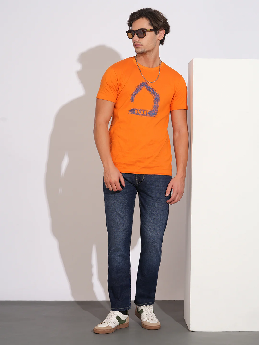 Blue Slim Fit Denims for Men by Being Human Clothing - Image 4