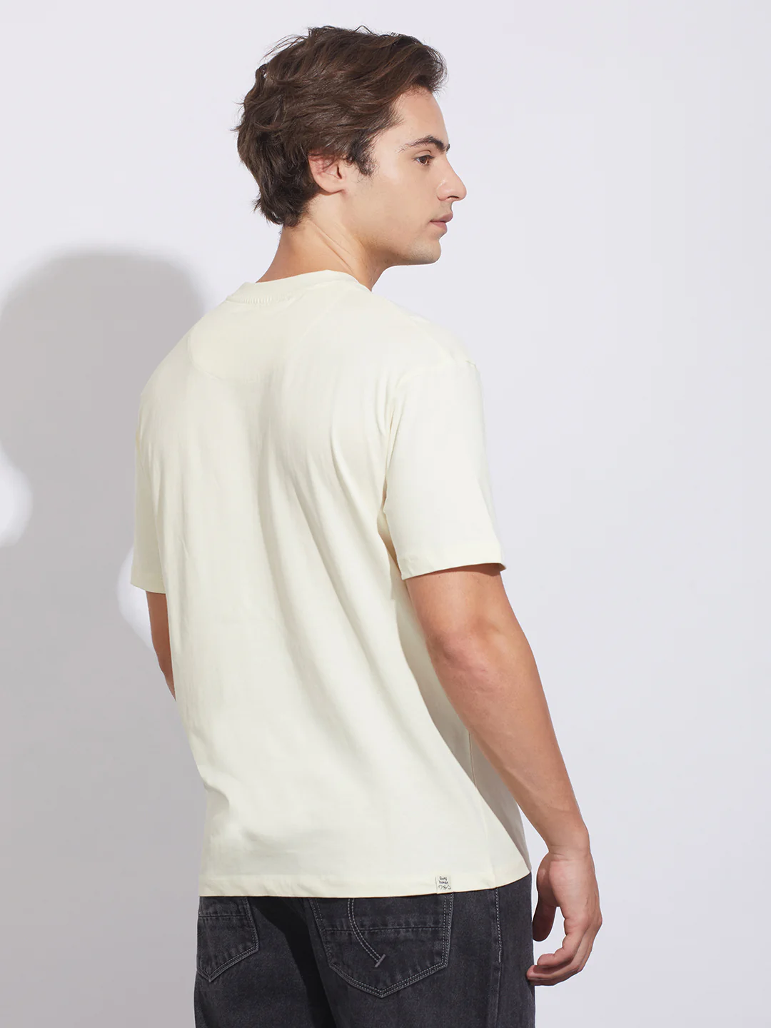 Cloud Dancer Easy Fit Crew Neck Men's T-Shirt by Being Human Clothing - Image 3