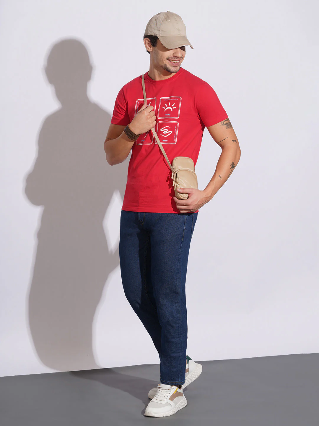 Dark Tone Slim Fit Jeans for Men by Being Human Clothing - Image 4