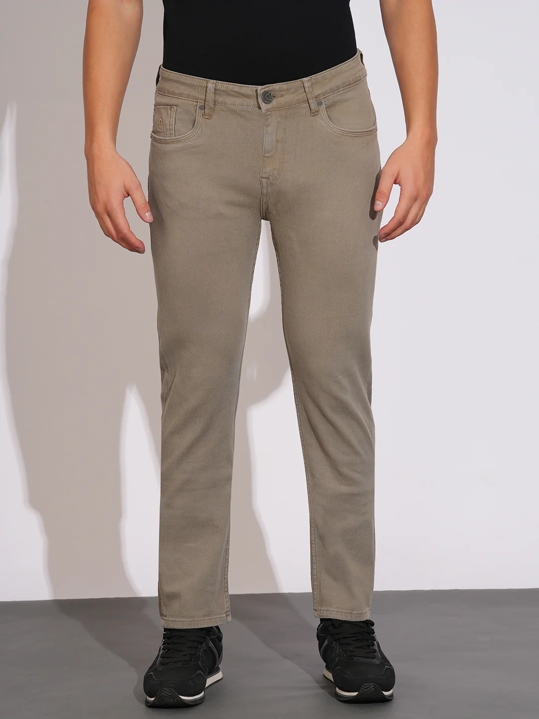 Green Straight Fit Denims for Men by Being Human Clothing