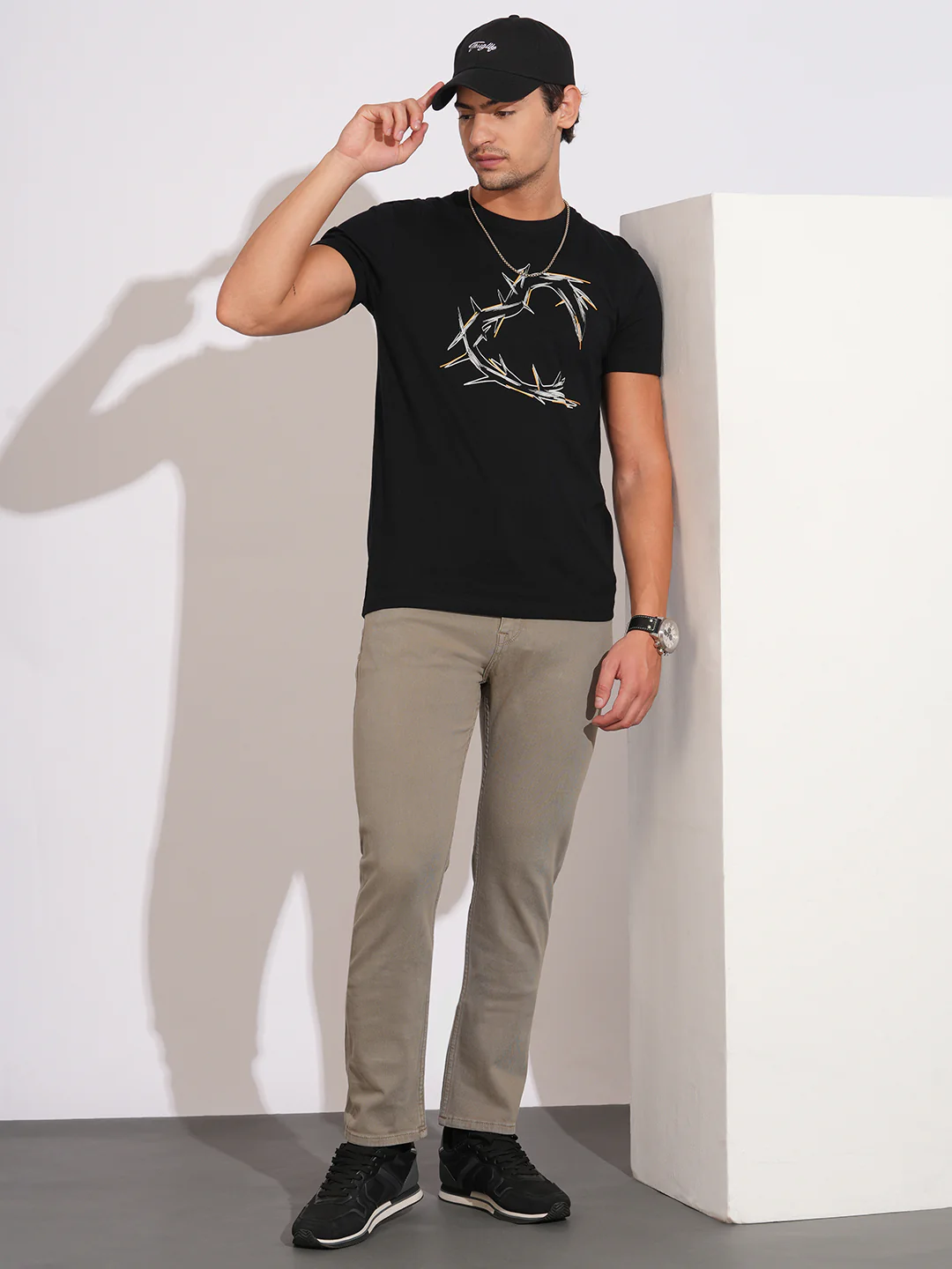 Green Straight Fit Denims for Men by Being Human Clothing - Image 4