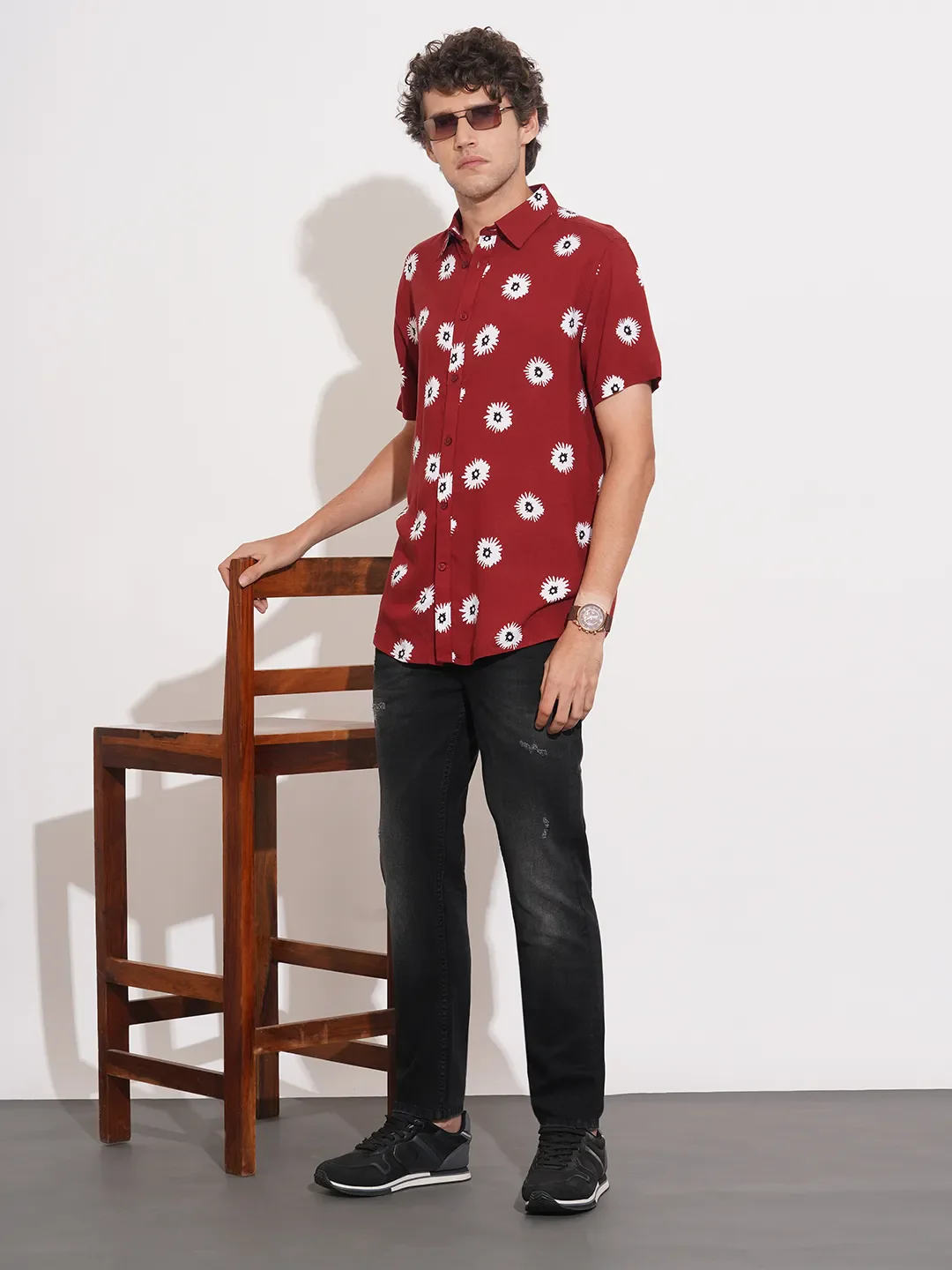 Black Skinny Fit Denims For Men By Being Human Clothing - Image 4