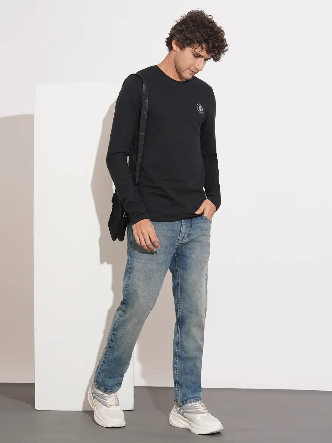Blue Slim Fit Denims For Men By Being Human Clothing - Image 4