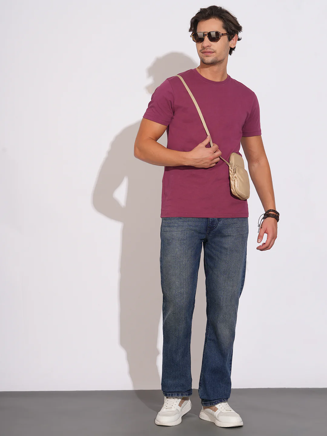 Mid Tone Boot Cut Fit Denims for Men by Being Human Clothing - Image 4