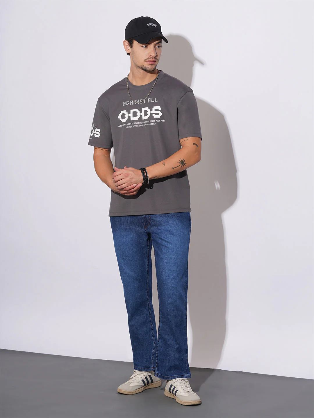 Mid Tone Boot Cut Fit Jeans for Men by Being Human Clothing - Image 4