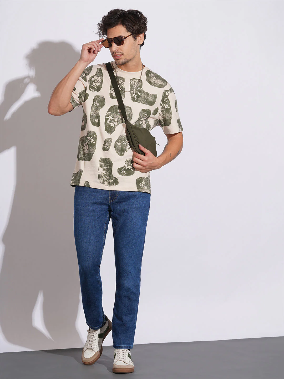 Mid Tone Slim Fit Jeans for Men by Being Human Clothing - Image 4