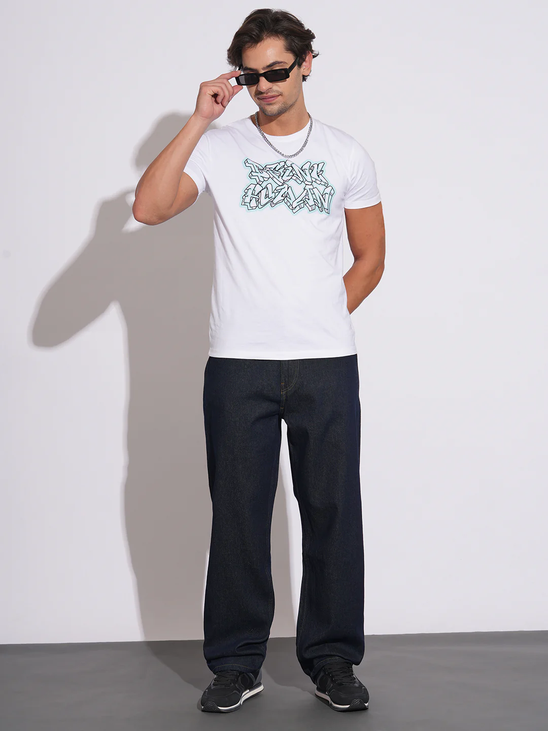 Raw Blue Anti Fit Denims for Men by Being Human Clothing - Image 4