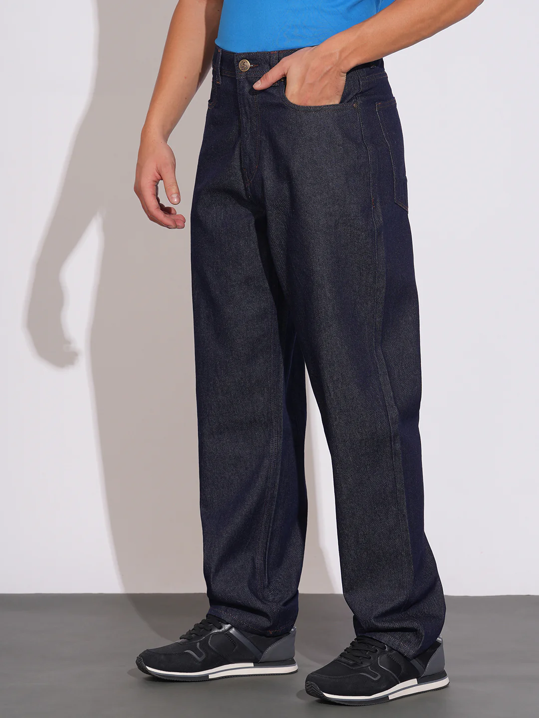Raw Blue Anti Fit Denims for Men by Being Human Clothing - Image 2
