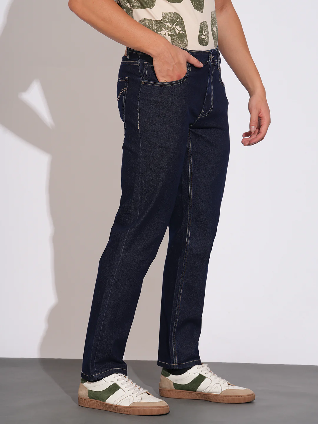 Raw Blue Boot Cut Fit Denims for Men by Being Human Clothing - Image 2