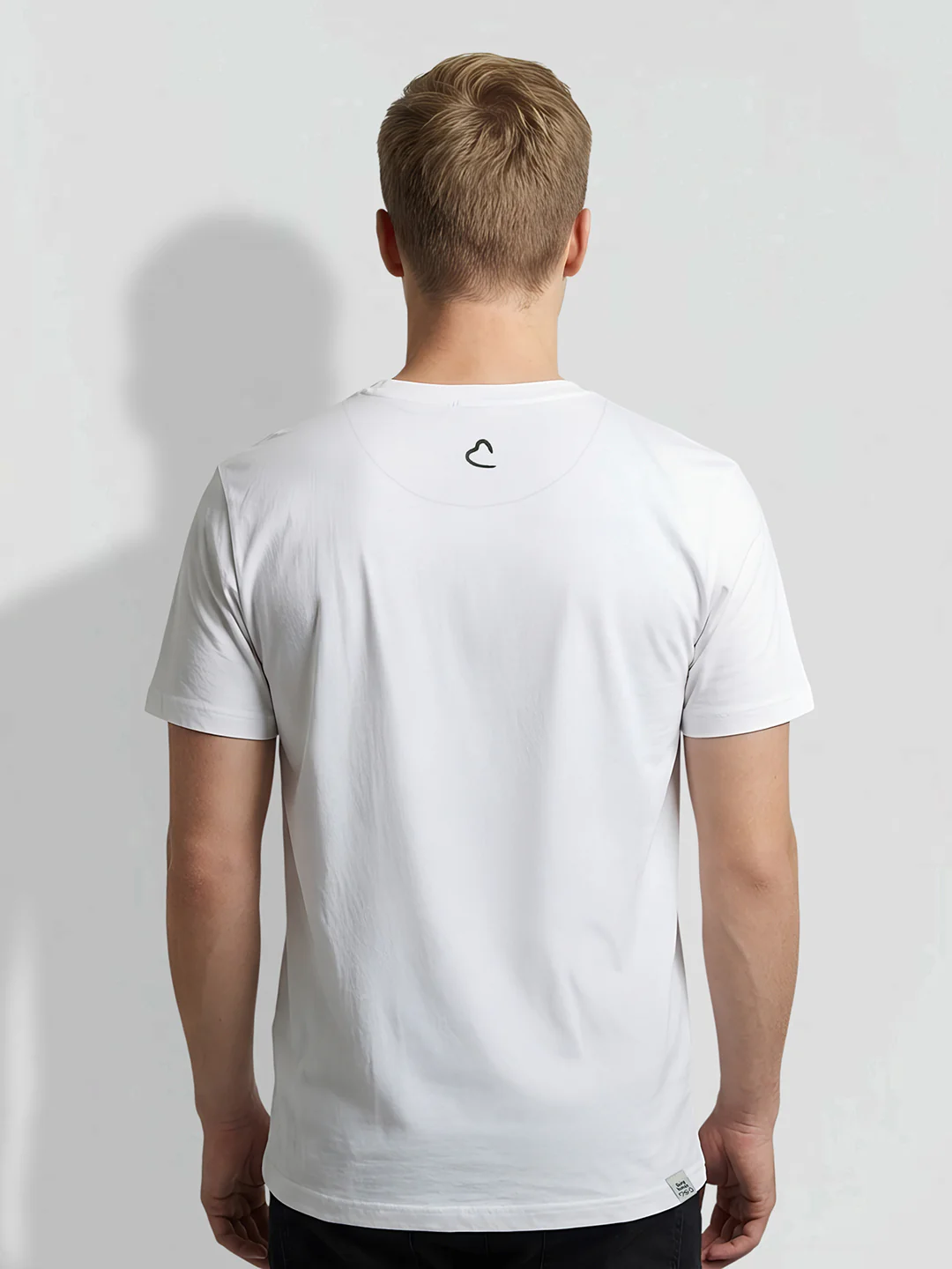 White Easy Fit Men's Deadpool Graphic Crew Neck T-Shirt by Being Human Clothing - Image 3